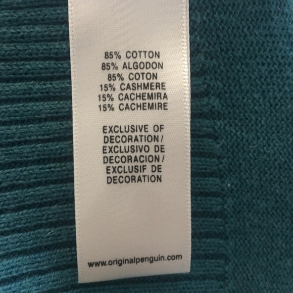 NWOT Original Penguin V-neck sweater, size Small - Picture 10 of 11